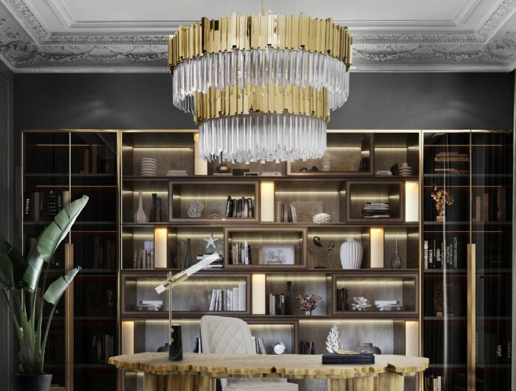 Luxury Home Office Modern Chandeliers - Modern Luxury Home Decorating Ideas