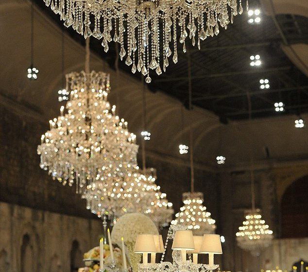 Iconic Chandeliers in Fashion Shows