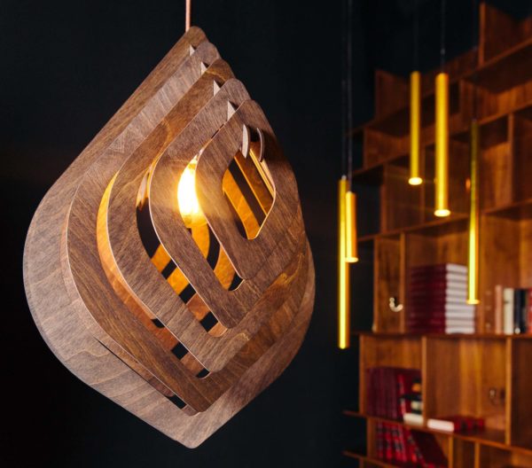 Wooden lamps