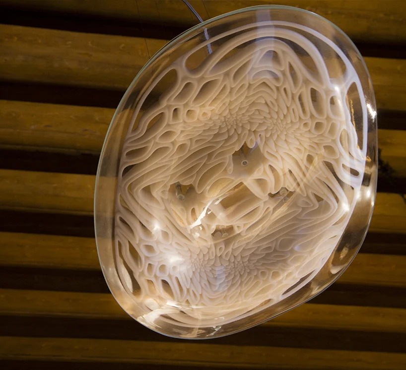 Murano Glass Chandelier Meets 3D Printing