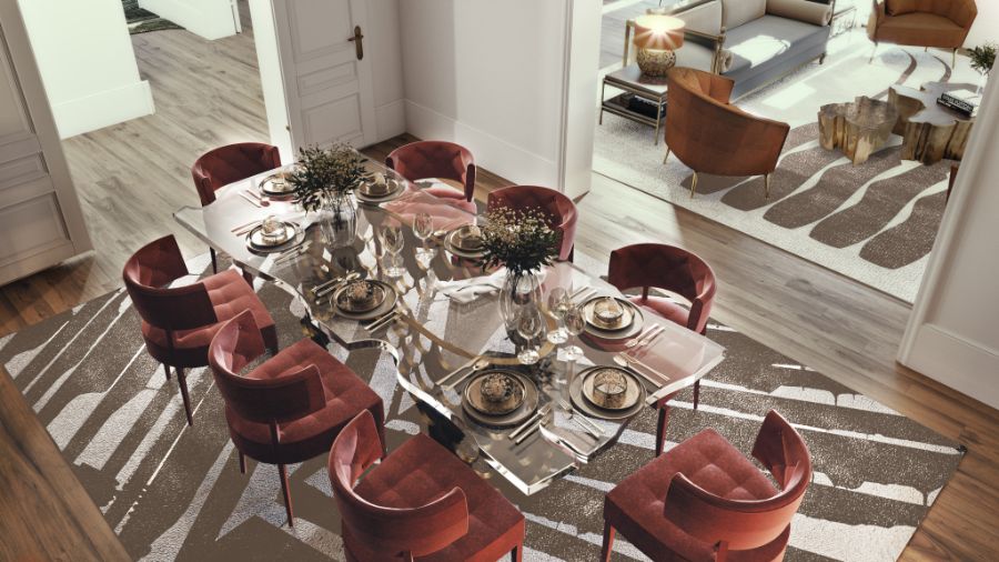 Truly Multi-functional Dining Rooms by Mark D.Sikes
