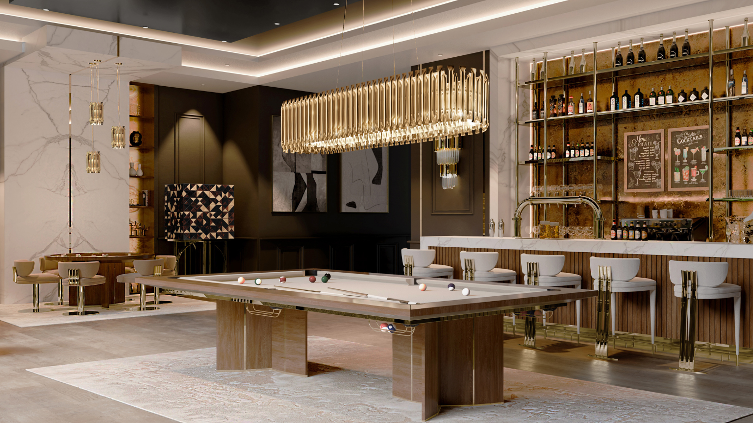 Focus and Style: Stunning Lighting Designs for Snooker Enthusiasts