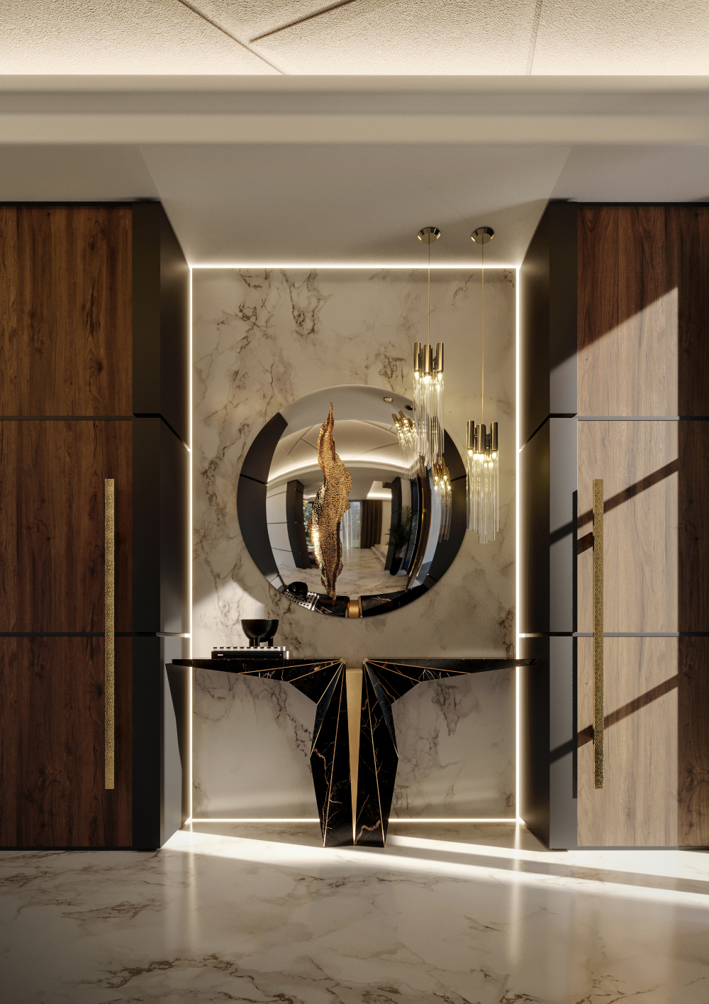 Console Table Lighting Ideas: How to Create a Striking Entryway Decor