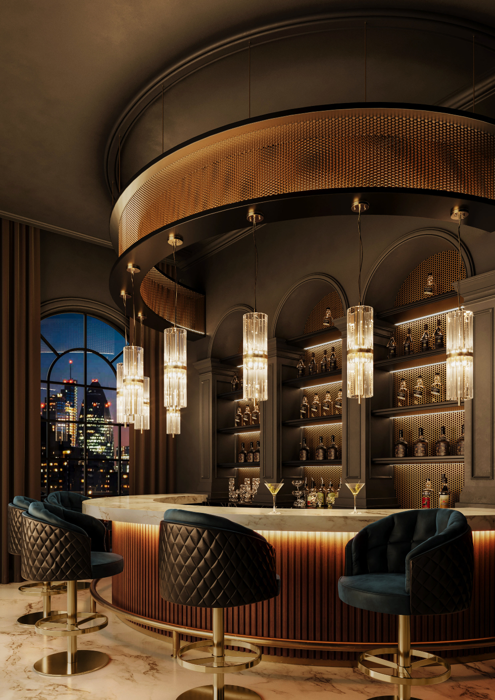 Home Bar Lighting Ideas for an Effortlessly Chic Atmosphere