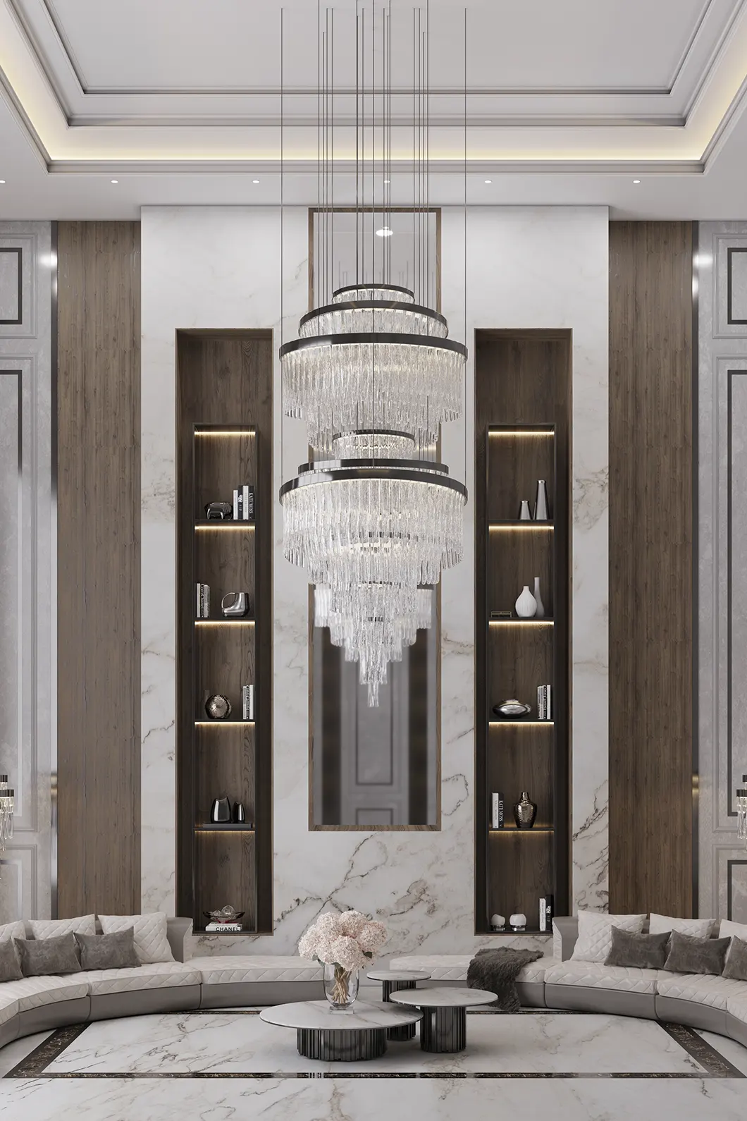 Statement Lighting: When a Chandelier is Defined by Scale and Luxury
