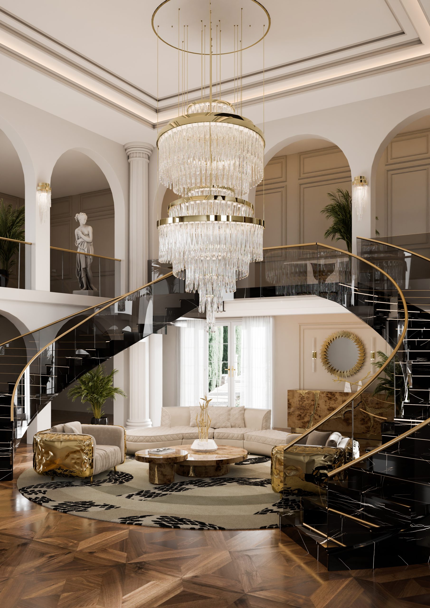 Statement Lighting: When a Chandelier is Defined by Scale and Luxury